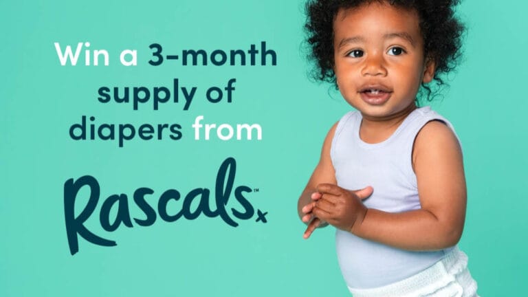 Win a 3-month supply of diapers from Rascals