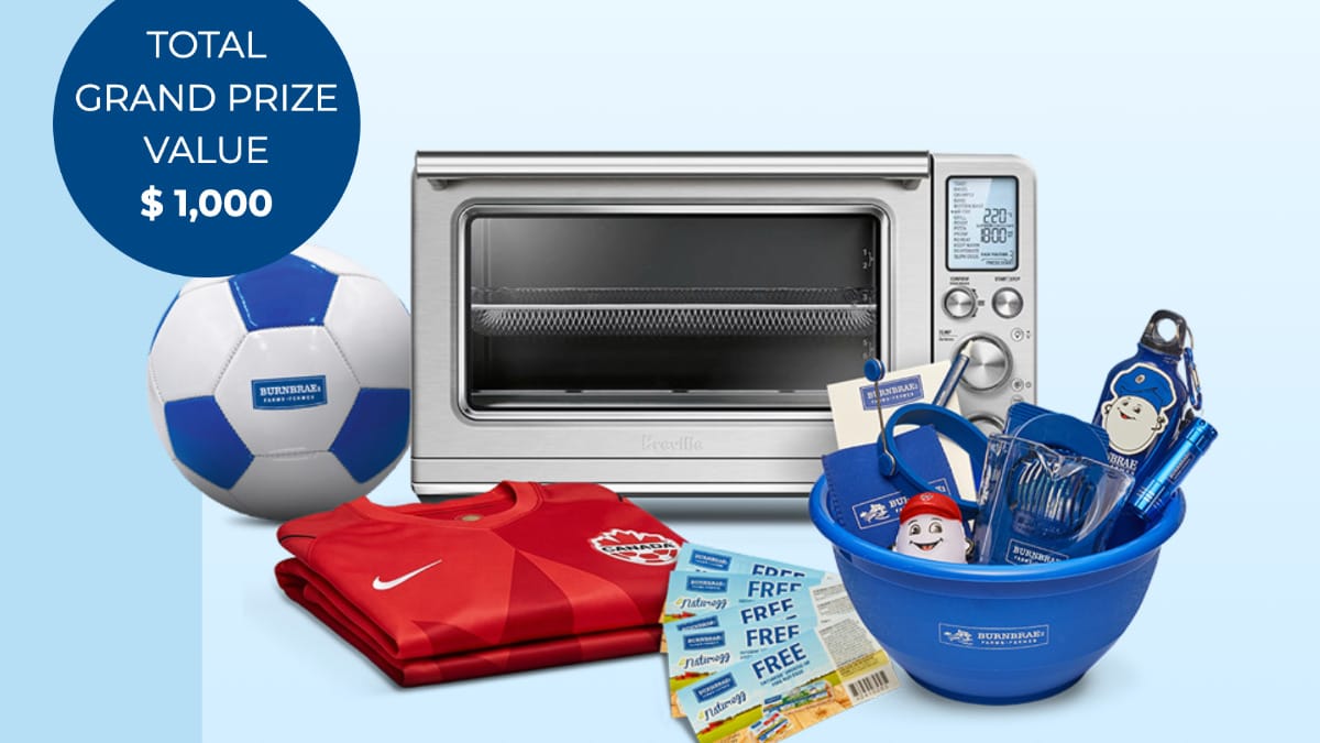 Win a Breville Smart Oven Air Fryer and Canada Soccer Merchandise