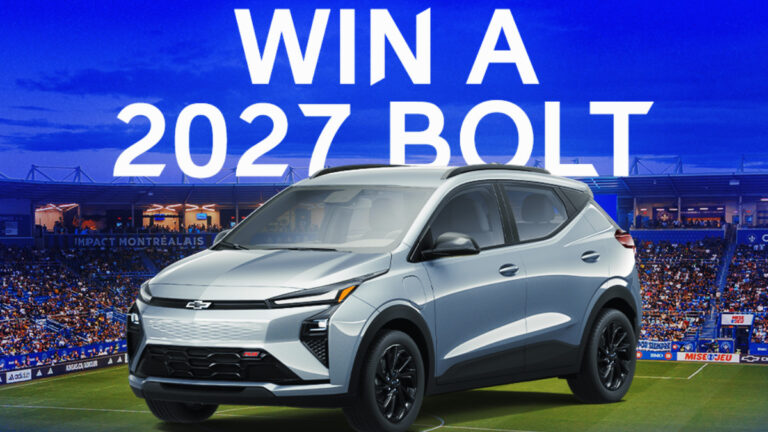 Win a Chevrolet Vehicle for a Year