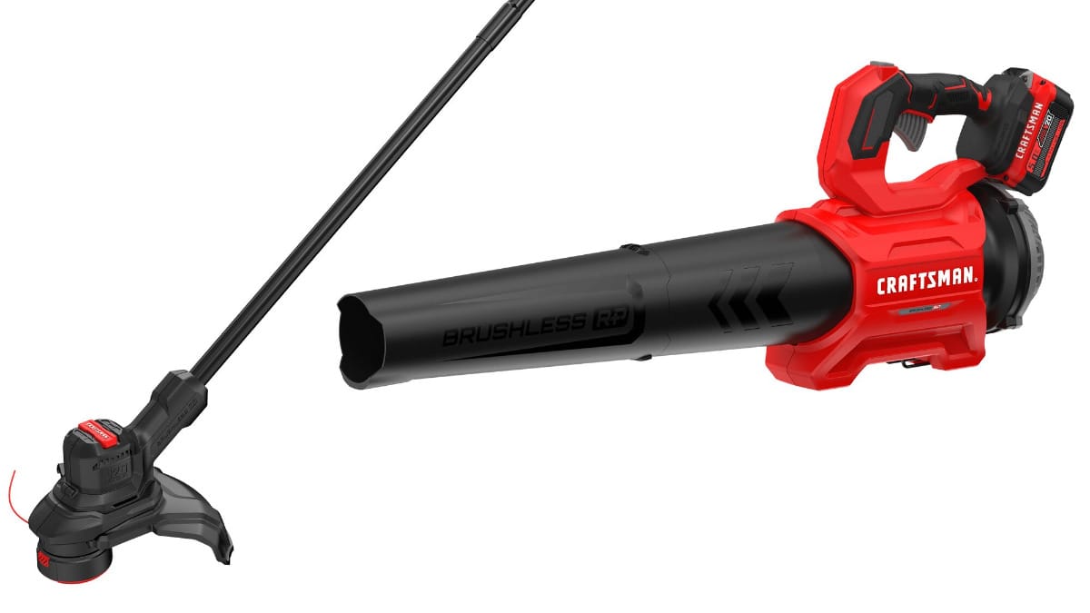 Win a CRAFTSMAN V20 Brushless RP Weedwacker and Blower Combo