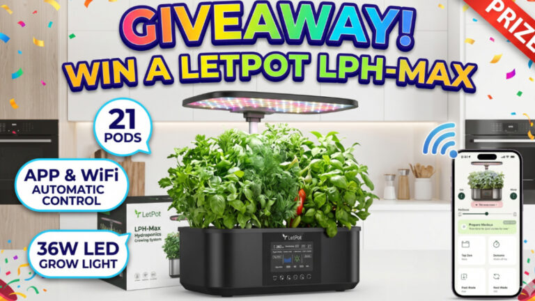 Win a LetPot MAX Hydroponics System