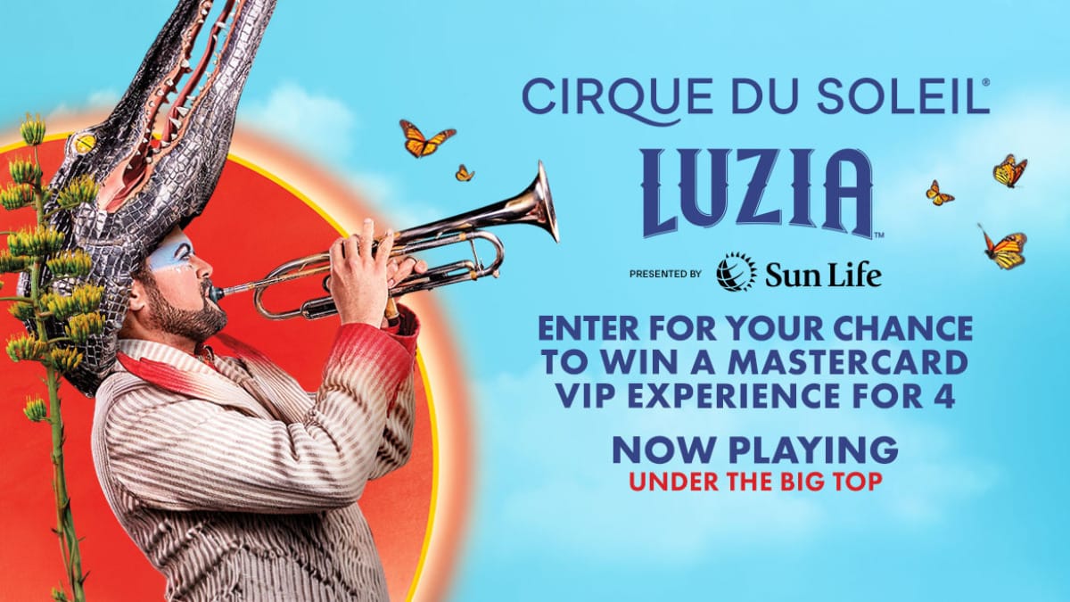 WIN A VIP EXPERIENCE FOR 4 AT CIRQUE DU SOLEIL LUZIA