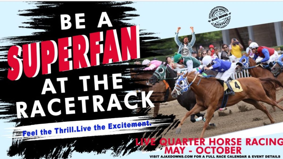 Win a VIP race day for up to 20 guests at Ajax Downs