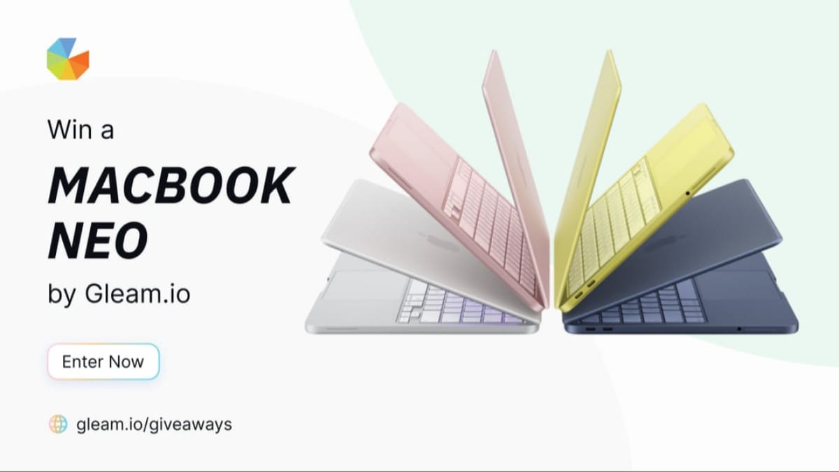 Win an Apple MacBook Neo