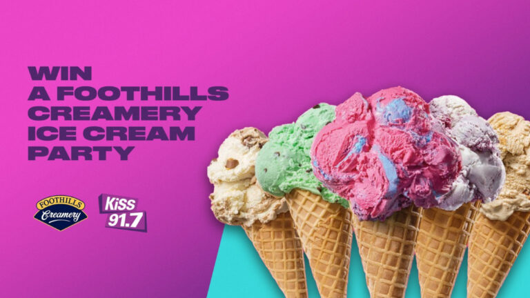 Win an Foothills Creamery Ice Cream Party for 25 with KiSS 91.7!