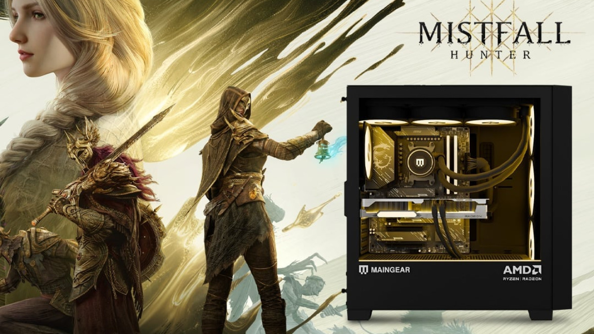 Win Custom Skinned Mistfall Hunter MAINGEAR MG-1 Gaming PC