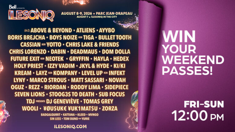 Win Weekend Passes to ÎleSoniq