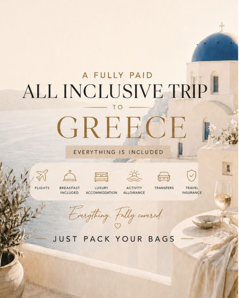 Stop Scrolling. You Could Be Going To Greece.