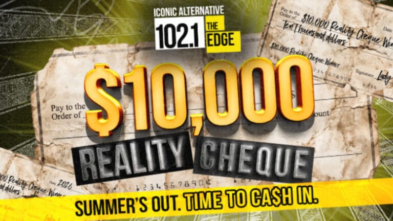 Win $10,000 Reality Cheque