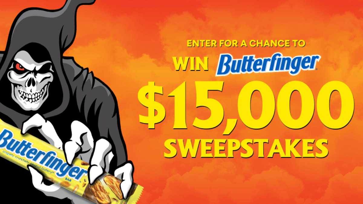 Win $15,000 in the Spirit Halloween x Butterfinger Sweepstakes