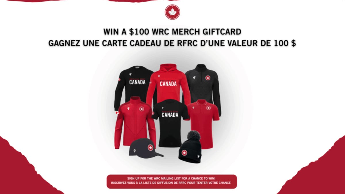 Win a $100 Virtual Gift Card to the Wheelchair Rugby Canada Macron Store