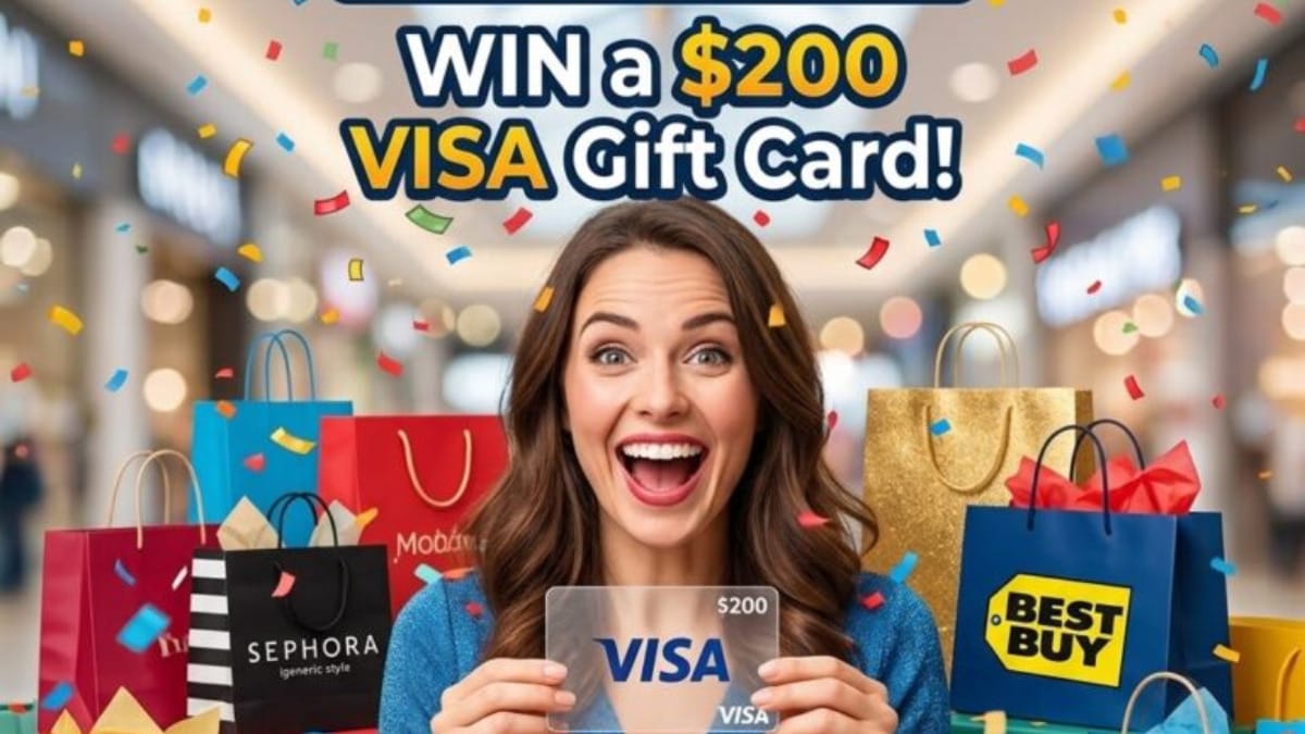 Win a $200 VISA Gift Card