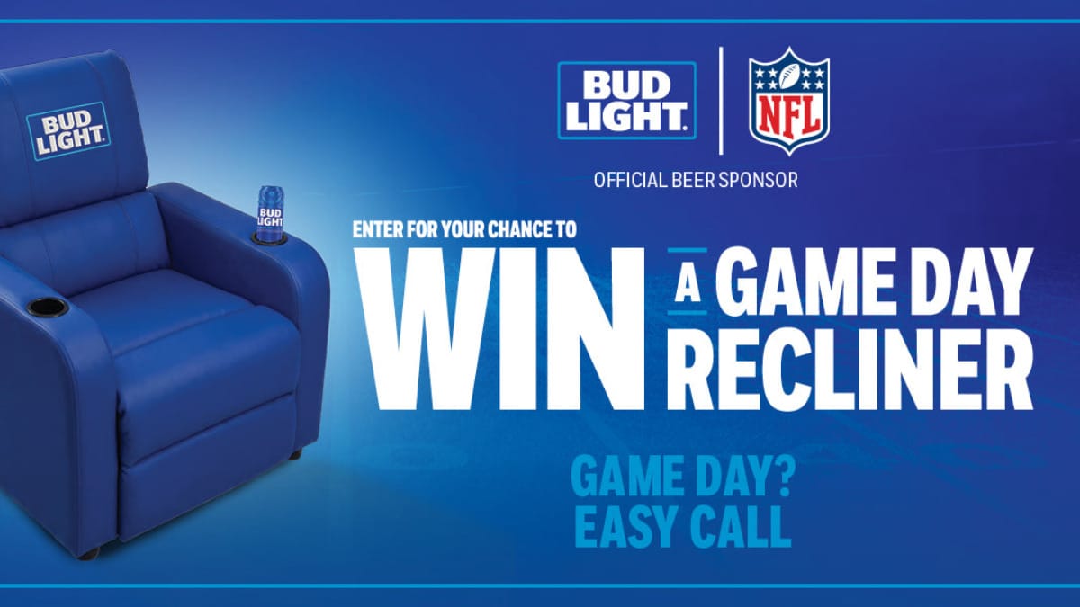 Win a Bud Light NFL Recliner Chair