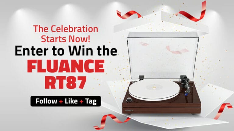 Win a Fluance RT87 Reference High Fidelity Dual-Plinth Turntable