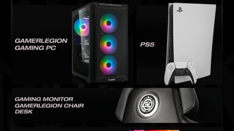 Win a GamerLegion Gaming PC, PS5, and More