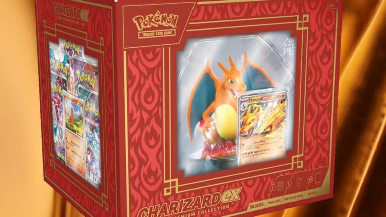 Win a Pokemon TCG Charizard Ex Super Premium Collection Valued At $333