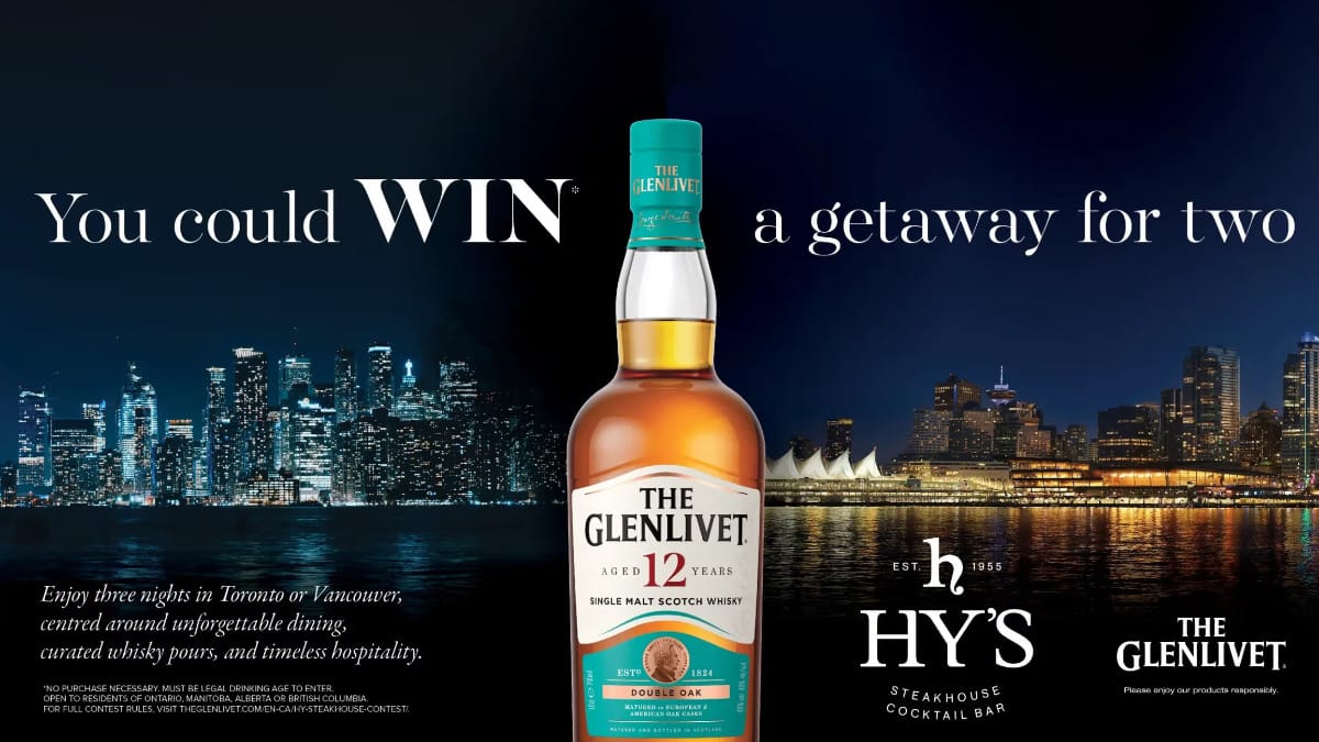 Win a Trip for 2 to Toronto or Vancouver