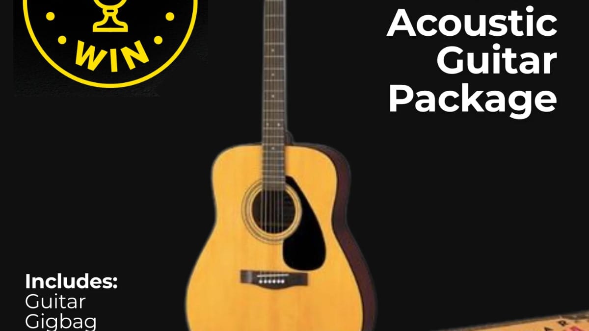 Win a YAMAHA F310P Acoustic Guitar Package