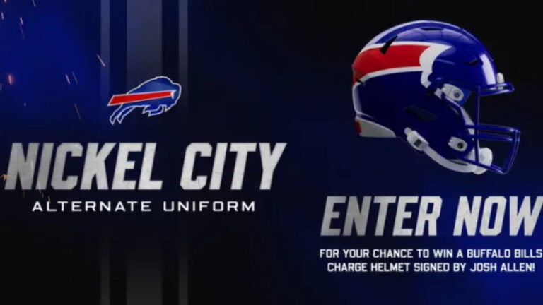 Win an autographed Josh Allen NFL helmet