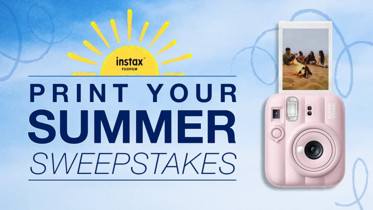 Win an instax mini 13™ Instant Camera Prize Package