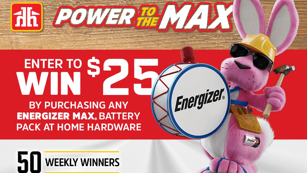 Win Energizer Power to the Max Products