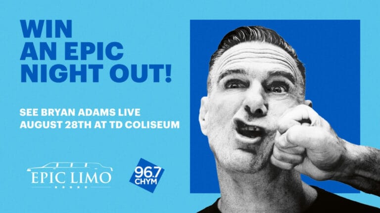 Win Tickets to See Bryan Adams in Hamilton