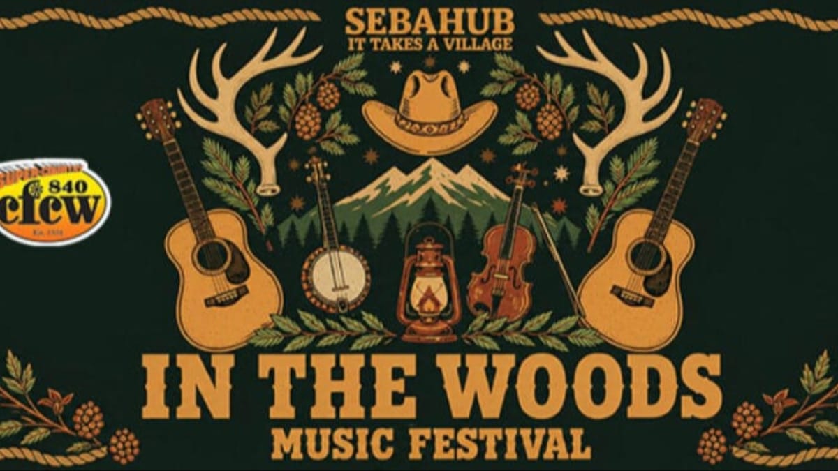 Win Tickets to the In The Woods Music Festival, September 5th at Sebahub in Seba Beach