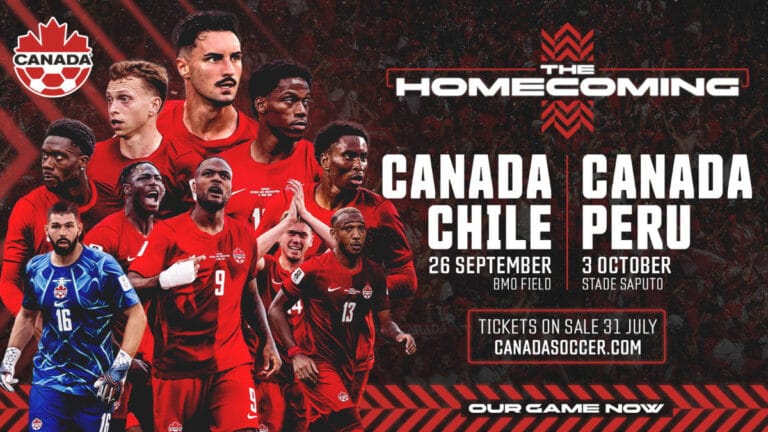Win VIP Tickets to Canada's Homecoming Match in Toronto