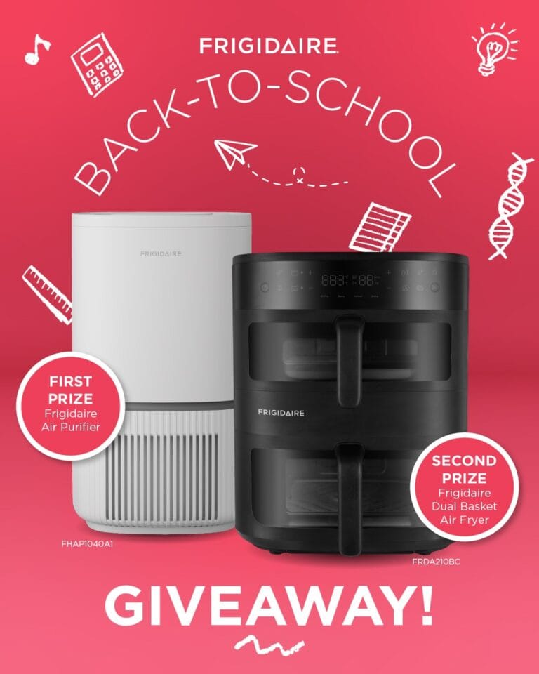 The Frigidaire Back-to-school Giveaway Is Here!