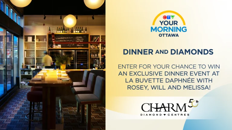 Win ByWard Market foodie experience and $200 Charm Diamond Centres Gift Card