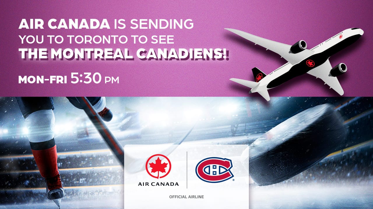 Win a trip to see The Montreal Canadiens in Toronto