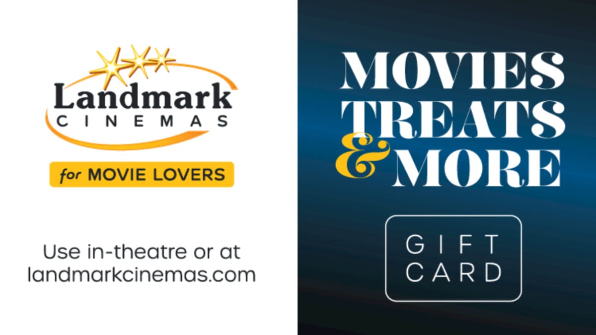Win 1 of 5 $50 Landmark Cinemas gift cards