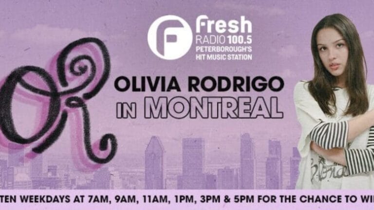 Win a 3-night trip to Montreal and concert tickets to see Olivia Rodrigo