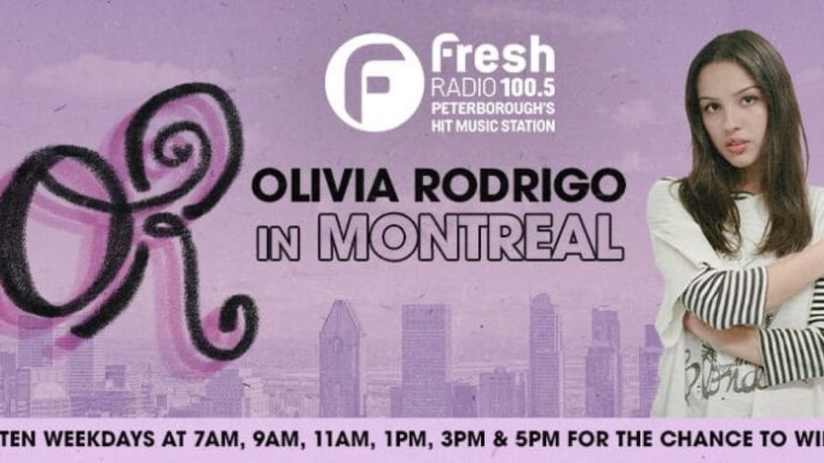 Win a 3-night trip to Montreal and concert tickets to see Olivia Rodrigo