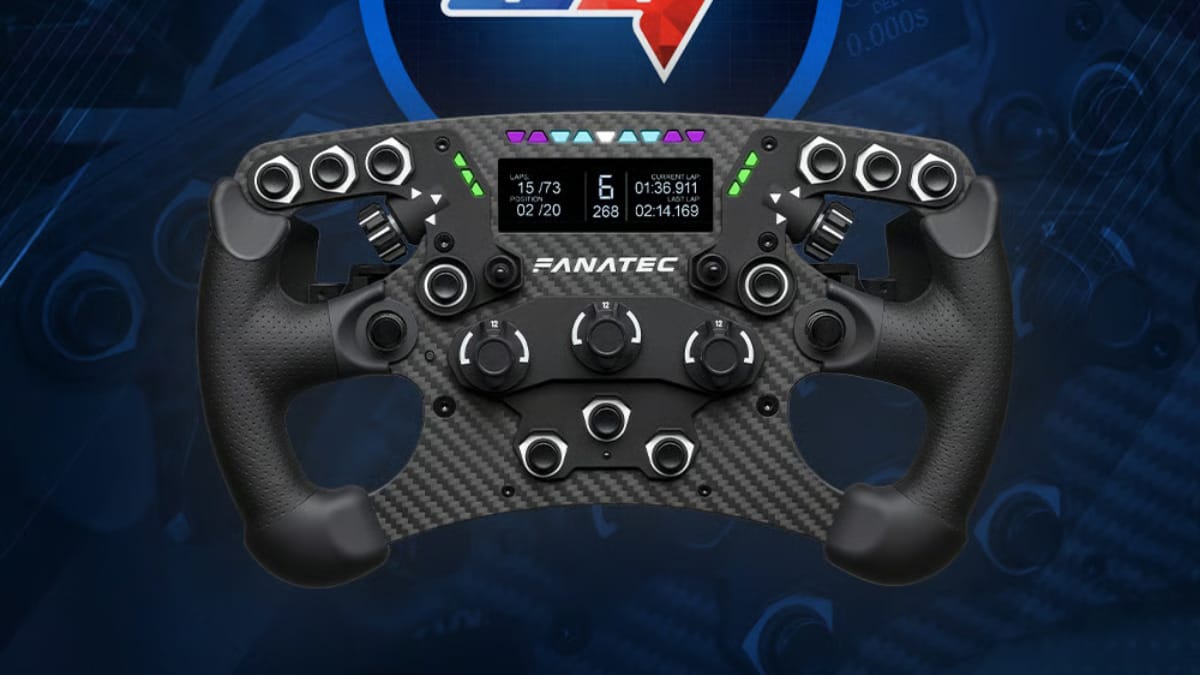 Win a Fanatec Formula V3 wheel and T-shirts