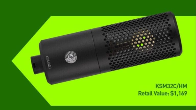 Win a Shure KSM32C/HM | Cardioid Condenser Microphone