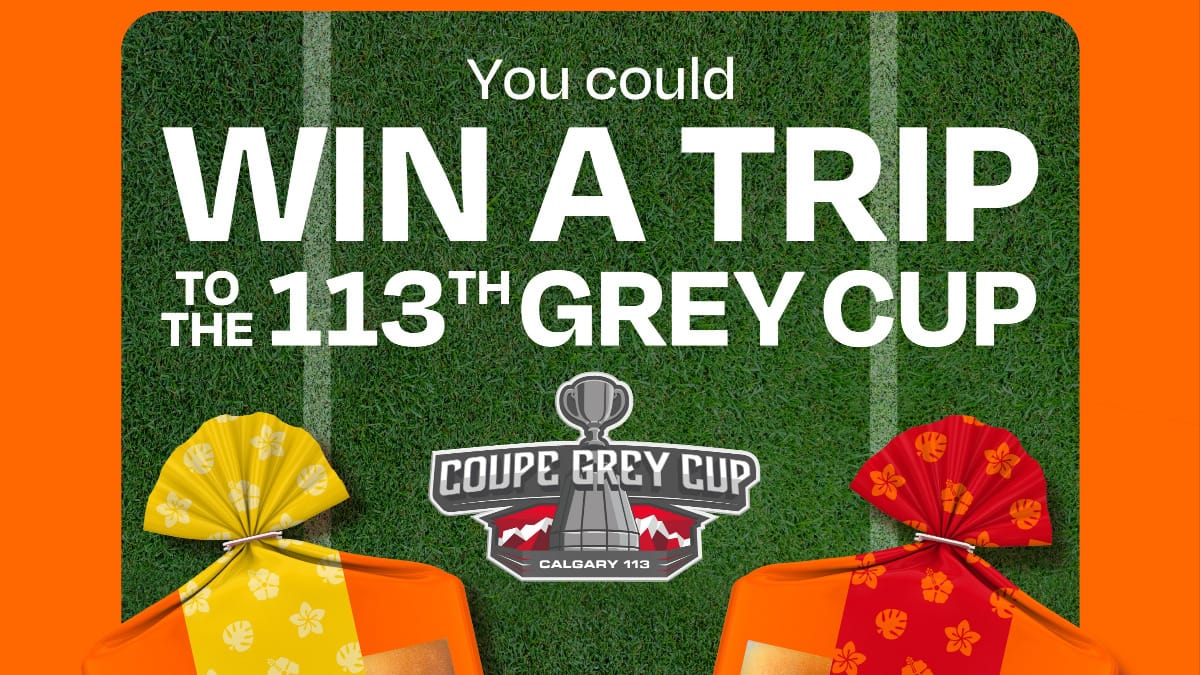 Win a trip for two to the 113th Grey Cup