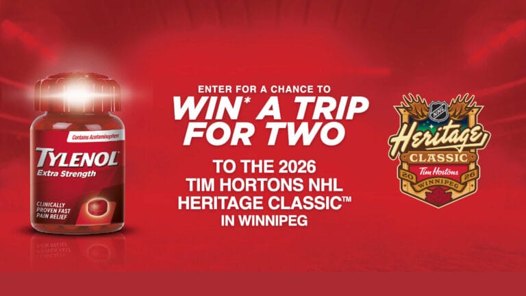 Win a trip for two to the 2026 Tim Hortons NHL Heritage Classic™