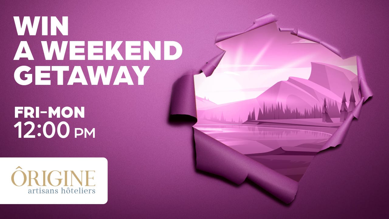 Win a weekend getaway