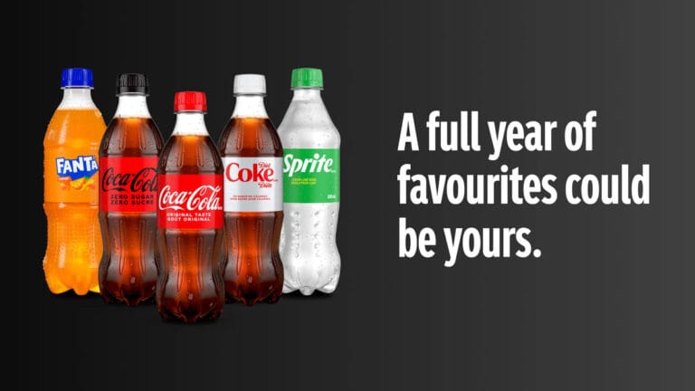 Win a Year Supply of Coca-Cola Drinks