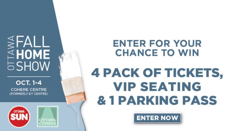 Win Ottawa Fall Home Show 2026 package
