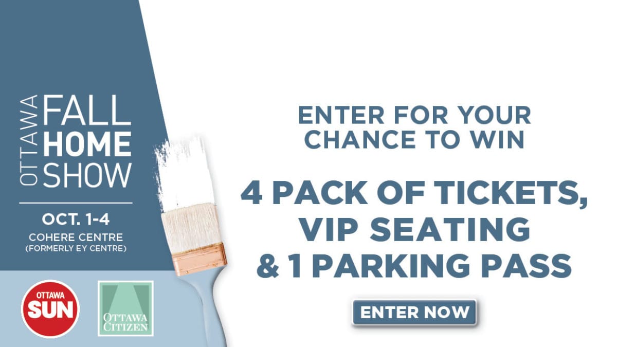 Win Ottawa Fall Home Show 2026 package