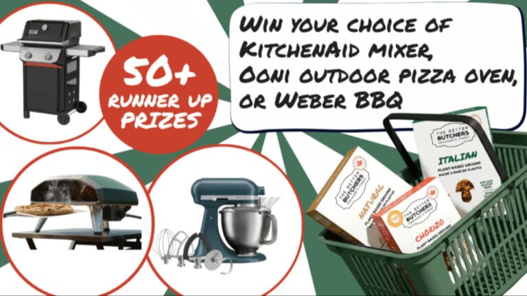 Win your choice of: Kitchenaid stand mixer, Ooni pizza maker or Weber BBQ