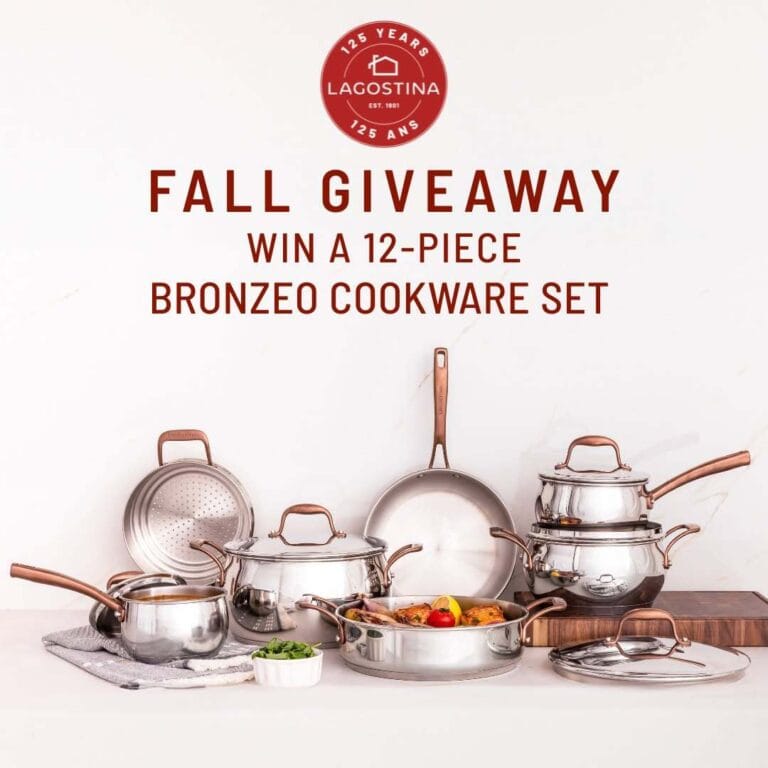 Giveaway Alert Join Our Vip List For a Chance To Win a Bronzeo 12-piece…