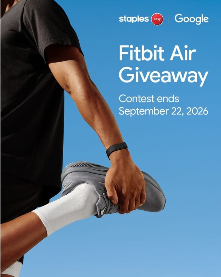 We’re Giving One Lucky Winner a Google Fitbit Air. Built With Gemini And Made…